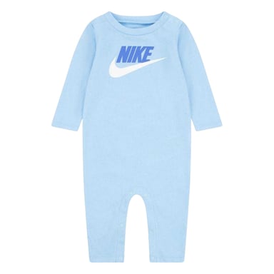 Nike Baby Logo Crew Neck Romper (Blue)