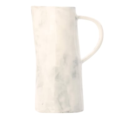 Off White Plain Ceramic Jug (Taupe)