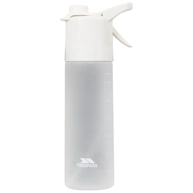 Trespass Outdoor Mister 680ml Water Bottle (Clear)