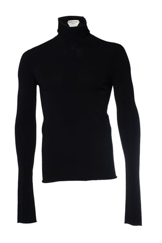 Bottega Veneta, Fall2020 stretch turtle neck black