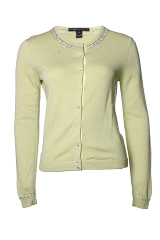 Marc Jacobs, cardigan in lime green
