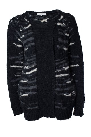 IRO, knitted omeva cardigan with zipper