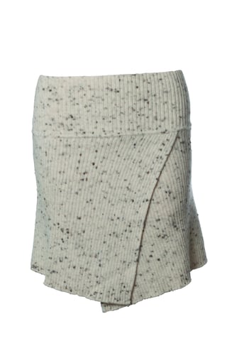 Isabel Marant Etoile, knitted skirt in beige