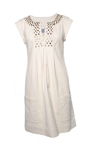 Diane von fustenberg, Sleeveless beige dress