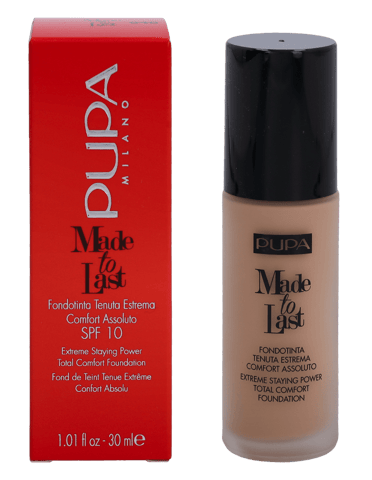Pupa Made To Last Total Comfort Foundation SPF10