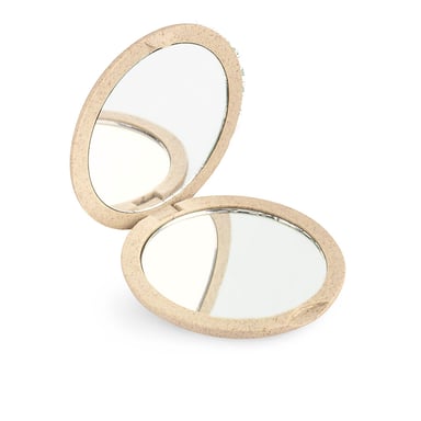 Spegel Naturfiber Dubbel Vikbar Väska X4 #beige