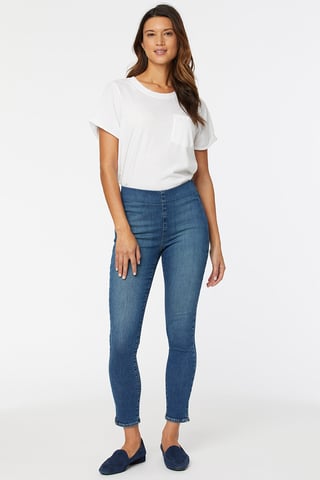 Pull-On Skinny Ankle Medium Blue SpanSpring™ Denim