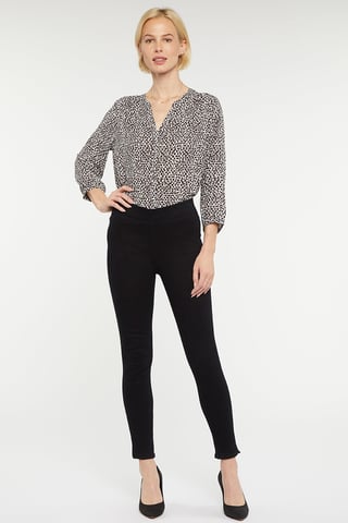 Pull-On Skinny Ankle Black SpanSpring™ Denim