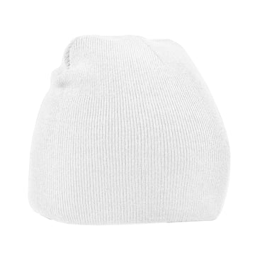 Beechfield Unisex Adult Original Pull-On Beanie (White)