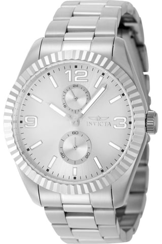 Invicta Specialty 49521 Men's Watch - Quartz Movement - Stainless Steel with Silver Dial - 43 mm