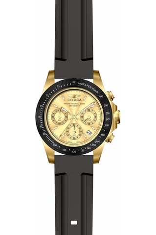 Invicta Speedway 50761 Men's Watch - Quartz Movement - Stainless Steel with Gold Dial - 39 mm
