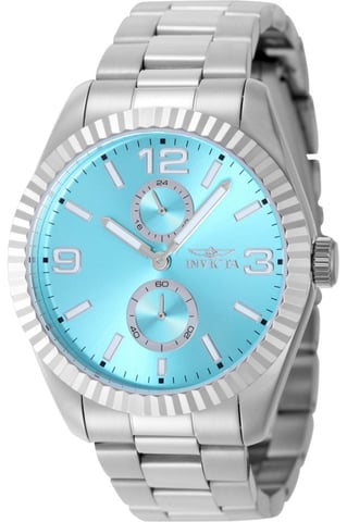 Invicta Specialty 49522 Men's Watch - Quartz Movement - Stainless Steel with Blue Dial - 43 mm