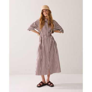 Summum Dress stripe printed