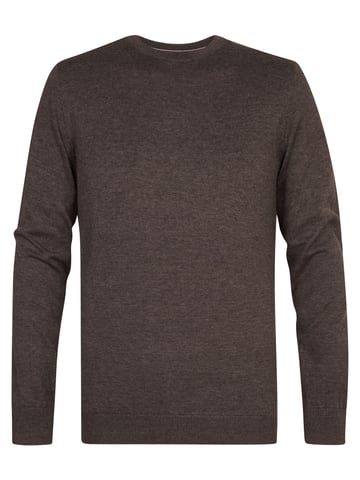 Petrol Industries - Fine-knit Jumper Steamboat Men - Brown