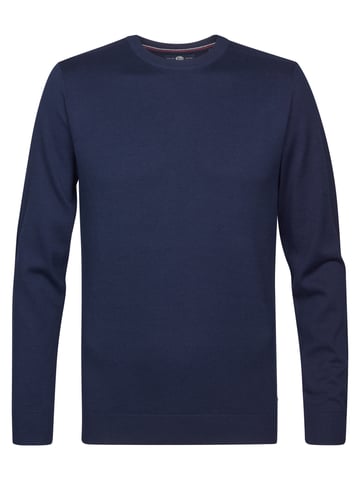 Petrol Industries - Fine-knit Jumper Steamboat Men - Blue