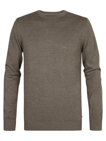 Petrol Industries - Fine-knit Jumper Steamboat Men - Green