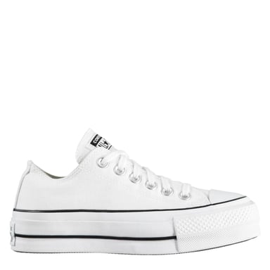 Converse Womens/Ladies Chuck Taylor Canvas Platform Shoes (White/Black)