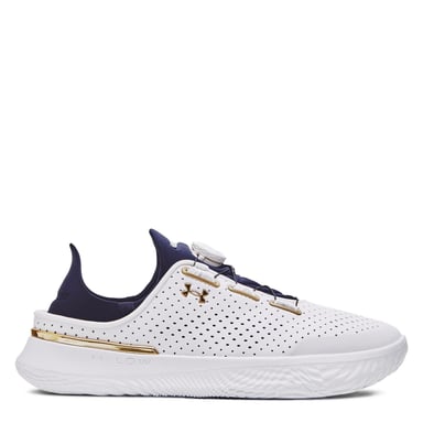 Under Armour Mens SlipSpeed Trainers (White/Gold)