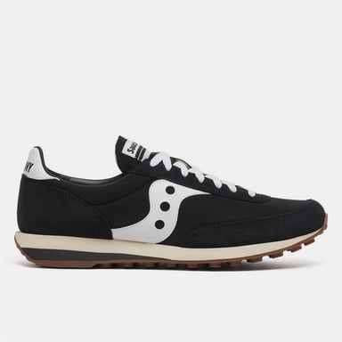 Saucony Mens 80 Suede Trainers (Black/White)