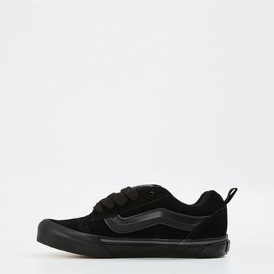 Vans Knu Skool leren sportschoenen voor kinderen (Zwart)