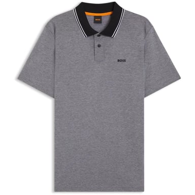 Boss Mens Peoxfordnew Short-Sleeved Polo Shirt (Black)
