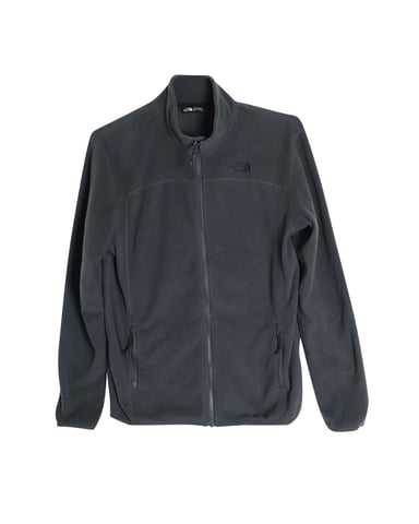 The North Face Men's 100 Glacier Full Zip Fleece Jacket in Grey Recycled Polyester