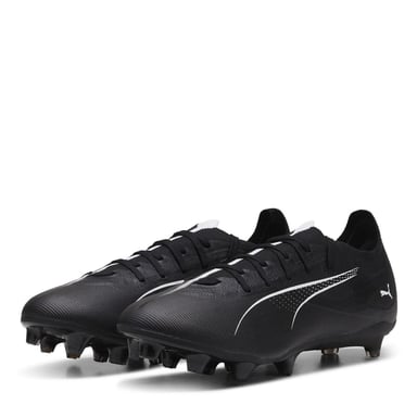 Puma Mens Ultra 5 Match Firm Ground Football Boots (Black/White)