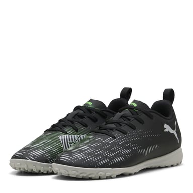 Puma Childrens/Kids Future 8 Play Artificial Ground Football Boots (Black/Green)