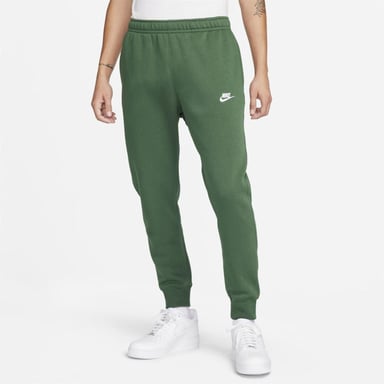 Nike Mens Sportswear Club Fleece Jogging Bottoms (Green/White)