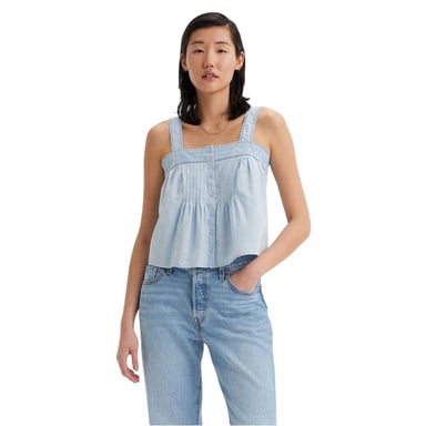Levis Womens/Ladies Square Neck Camisole (Beautiful Blue)