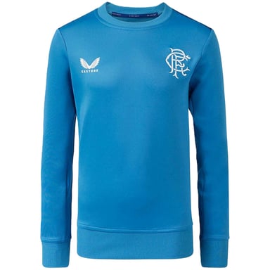 Castore Childrens/Kids Rangers FC Sweatshirt (Blue/Deep Blue)