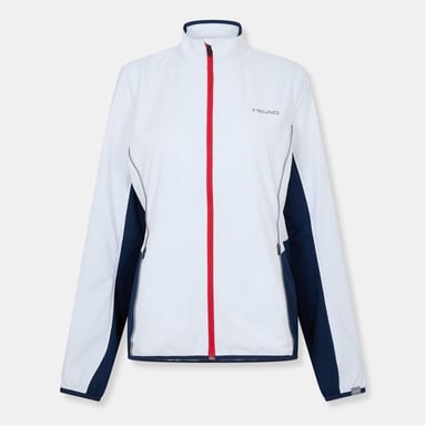 Head Womens/Ladies Club Logo Full Zip Track Jacket (White/Red)