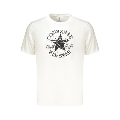 Converse White Cotton Men's T-Shirt