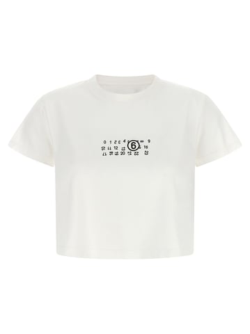 MM6 Maison Margiela White Cotton T-Shirt