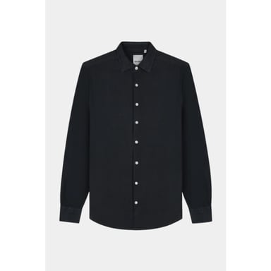 Van Harper Linnen shirt dark navy- van har