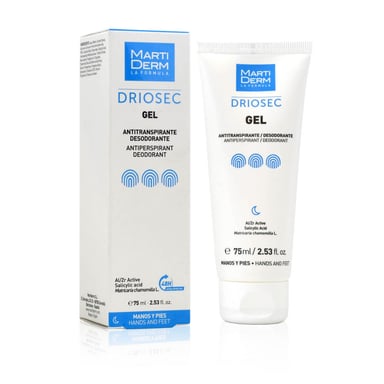 Driosec Antiperspirant Gel För Händer Och Fötter 75 ml
