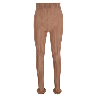 Acne Studios Keera Leggings in Beige Cotton