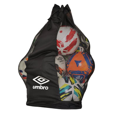 Umbro Voetbaltas met logo (Zwart/Wit)