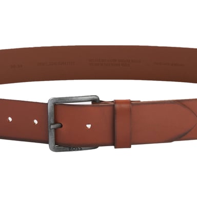 Boss Mens Cowhide Leather Belt (Medium Brown)
