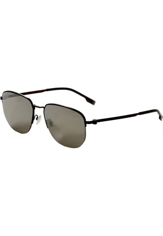 BOSS1538-F-SK-R80-57 Hugo Boss Men's 57mm Matte Dark Ruthenium Sunglasses BOSS1538-F-SK-R80-57