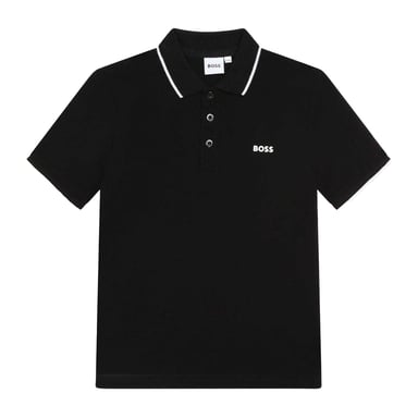 Boss Childrens/Kids Short-Sleeved Polo Shirt (Black)