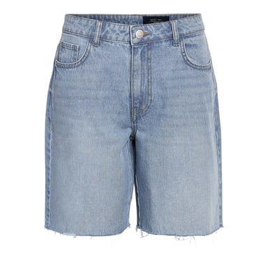 Noisy May Womens/Ladies Denim Baggy Shorts (Light Blue)