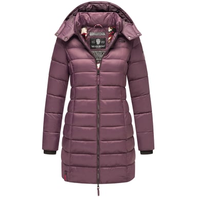 Marikoo women’s winter quilted jacket Abendsternchen with hood