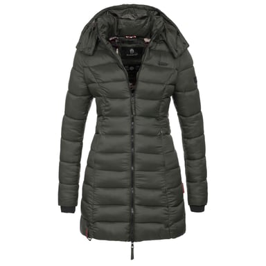 Marikoo women’s winter quilted jacket Abendsternchen with hood
