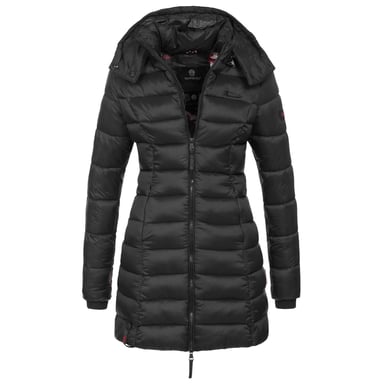 Marikoo women’s winter quilted jacket Abendsternchen with hood