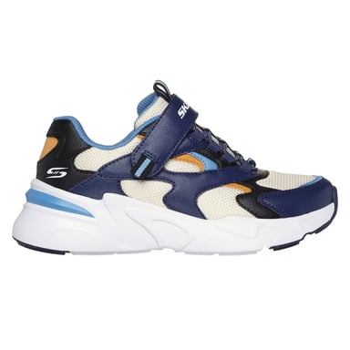 Skechers Childrens/Kids Bobsbamina Mesh Trainers (Navy/Multicoloured)