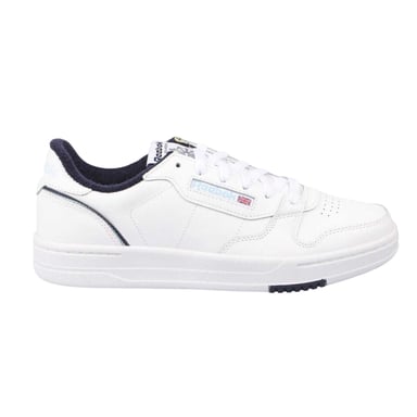 Reebok Mens Leather Court Trainers (White/Navy)