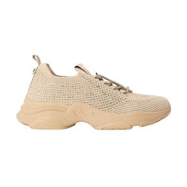 Steve Madden Womens/Ladies Meter Knitted Chunky Flat Trainers (Blush Pink)