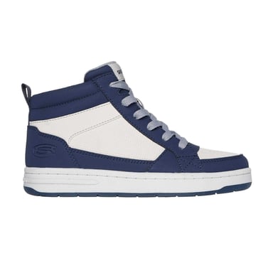 Skechers Childrens/Kids Fleece Lined High Top Trainers (Navy/Tan)