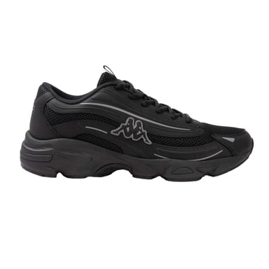 Kappa Mens Nerito Logo Trainers (Black)